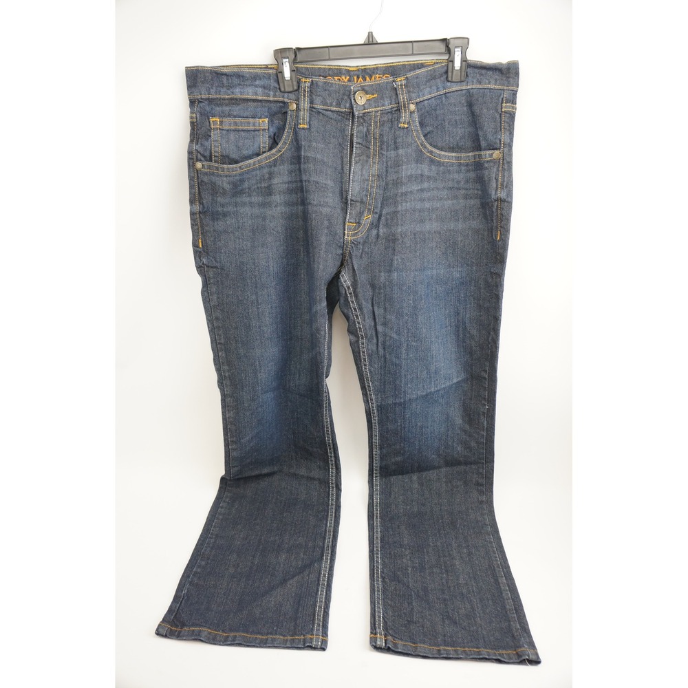 Cody James Jeans 38x32 Blue Dark Wash Bootcut Denim Excellent
